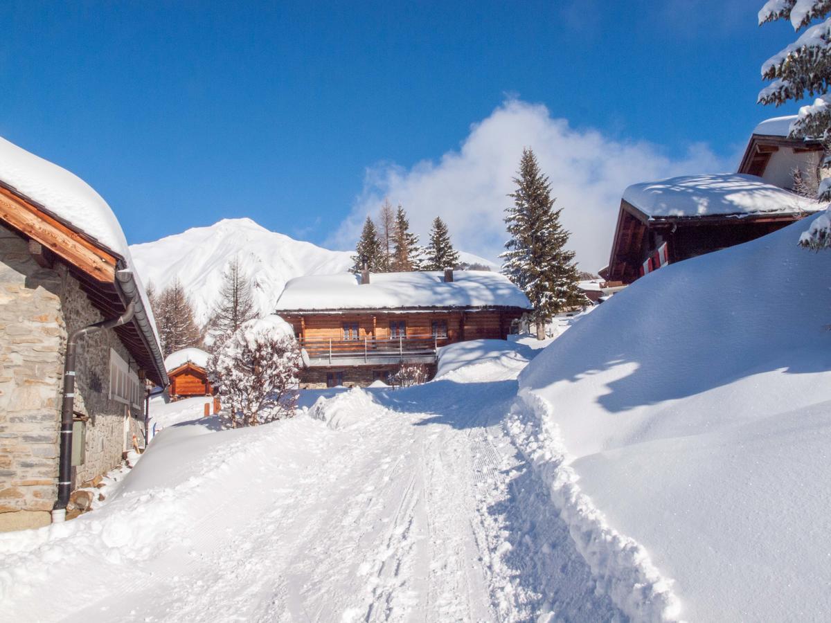 Gruppenhaus Im Walliser Alpstyle Rosswald Luaran gambar