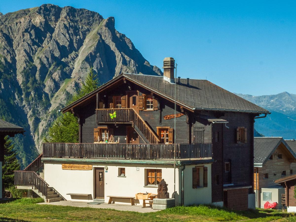 Gruppenhaus Im Walliser Alpstyle Rosswald Luaran gambar
