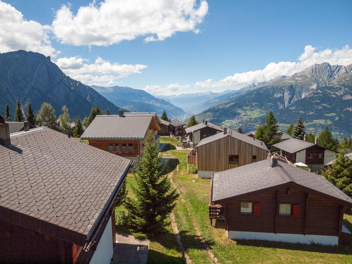 Gruppenhaus Im Walliser Alpstyle Rosswald Luaran gambar
